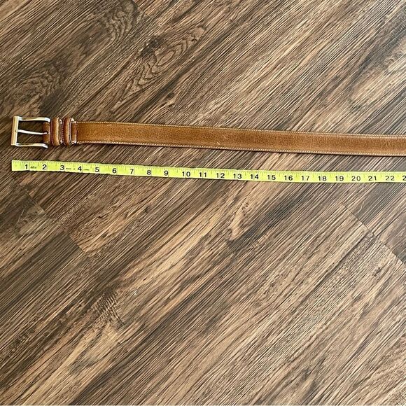 Martin Dingman Bill Water Buffalo Belt Color: Walnut Size 42 - Picture 12 of 15